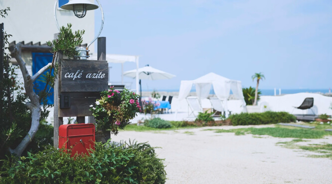 cafe azito外観の写真