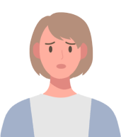 不安そうな生徒Aさん